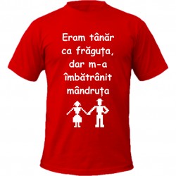 Tricou imprimat - eram...